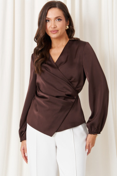 Блуза Панда 119440 коричневый - фото 1