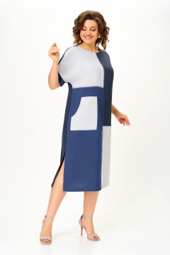 Платье DaLi 7077 геометрия - фото 2