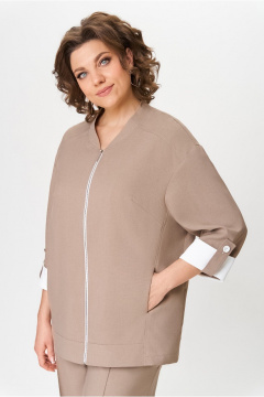 Блуза, брюки DaLi 7028.2 капучино - фото 2