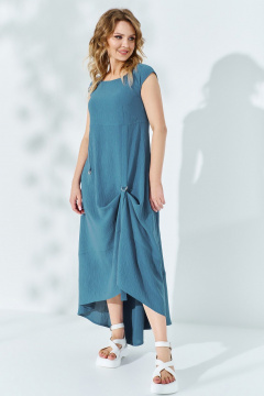 Платье Euromoda 527 морская_волна - фото 1