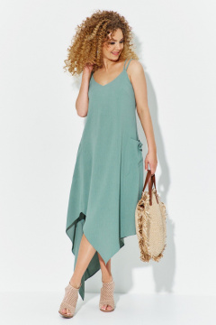 Платье Euromoda 612 бирюзовый - фото 1