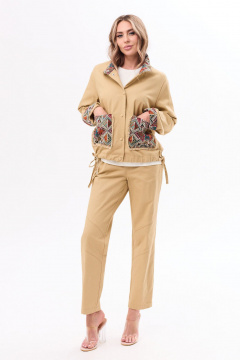 Брюки Golden Valley 16766 бежевый - фото 1