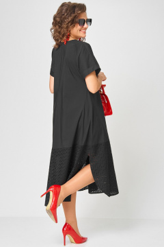 Платье EVA GRANT 7293 чёрный - фото 5