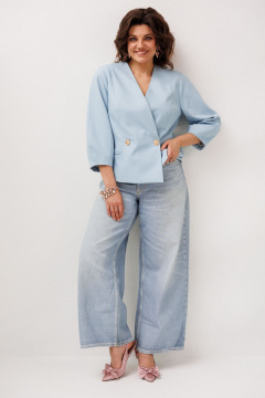 Жакет Anelli 1842 голубка - фото 4