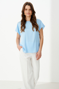 Блуза Панда 109740 голубой - фото 2