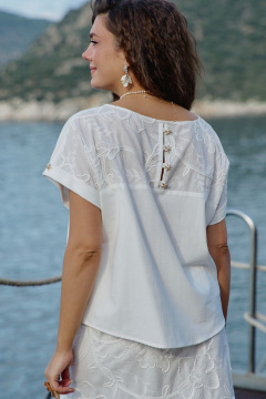 Блуза, юбка Vittoria Queen 27993 молочный - фото 5