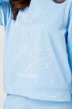 Брюки, джемпер STEFANY 2100 небесно-голубой - фото 3