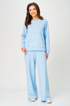 Брюки, джемпер STEFANY 2100 небесно-голубой - фото 1
