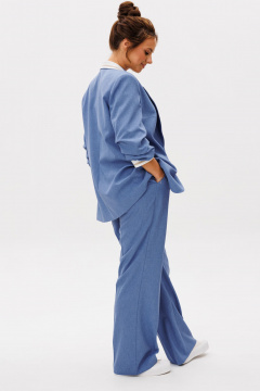 Брюки, жакет Mubliz 242 голубой - фото 3