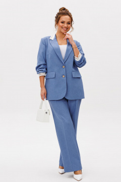 Брюки, жакет Mubliz 242 голубой - фото 1