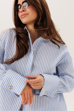 Рубашка DILIA 6009 голубой - фото 3