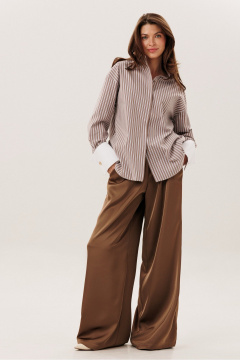 Рубашка DILIA 6008 коричневый - фото 1