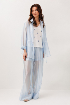 Блуза, брюки Butеr 3284 голубой - фото 4
