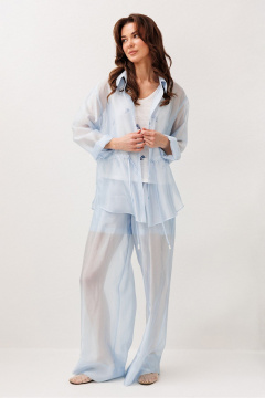 Блуза, брюки Butеr 3284 голубой - фото 3