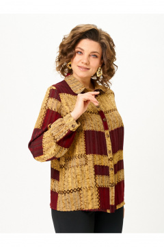 Блуза Zlata 4468 бордовый - фото 1