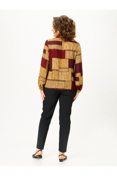 Блуза Zlata 4468 бордовый - фото 3