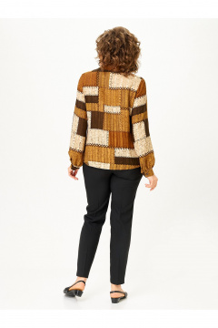 Блуза Zlata 4468 коричневый - фото 4