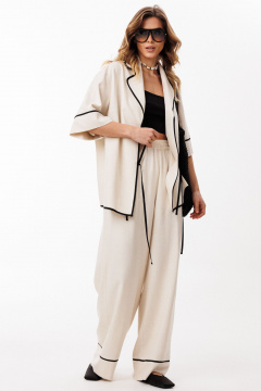 Блуза EOLA 3081 бежевый - фото 5
