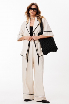 Блуза EOLA 3081 бежевый - фото 3