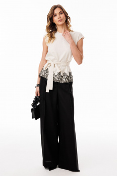 Блуза EOLA 3084.1 бежевый - фото 3