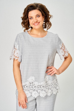 Блуза, брюки Svetlana-Style 2339 серый - фото 5