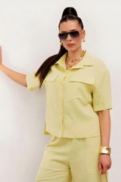 Брюки, жакет Galean Style 982.1 лимонный - фото 5