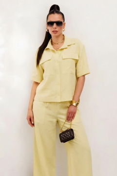 Брюки, жакет Galean Style 982.1 лимонный - фото 3