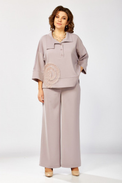 Блуза, брюки ZigzagStyle 559-2 пудровый - фото 1