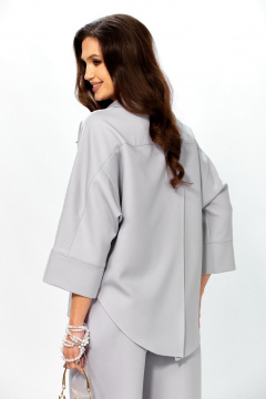 Блуза, брюки ZigzagStyle 559-2 светло-серый - фото 5