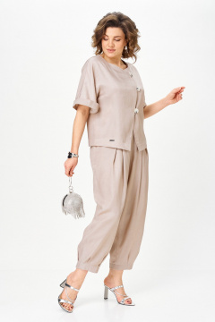 Брюки, жакет Michel chic 1337/3 дюна - фото 3