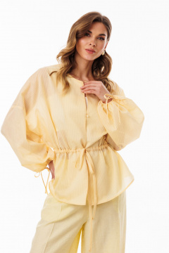 Блуза EOLA 3085 масло_полоска - фото 5