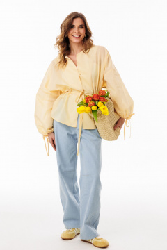 Блуза EOLA 3085.1 масло_полоска - фото 2