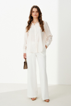 Блуза Панда 103044 молочный - фото 2