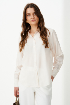 Блуза Панда 103044 молочный - фото 3