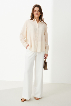 Блуза Панда 103044 светло-бежевый - фото 2