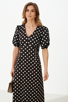 Платье Панда 126180 коричневый - фото 2