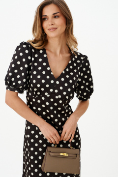 Платье Панда 126180 коричневый - фото 4