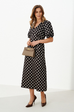 Платье Панда 126180 коричневый - фото 5