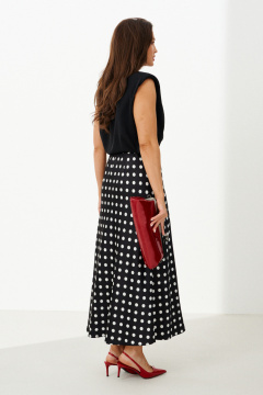 Юбка Панда 127750 черный - фото 4