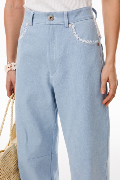 Брюки EOLA 3094 голубой - фото 4