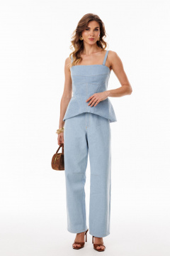 Топ EOLA 3099 голубой - фото 2