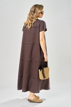 Платье ARTELLA А-1040 шоколадный - фото 5
