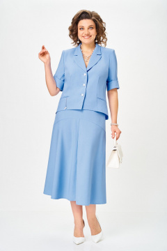 Жакет, юбка Lady Secret 26110 голубой - фото 1