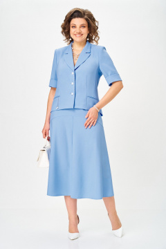 Жакет, юбка Lady Secret 26110 голубой - фото 3