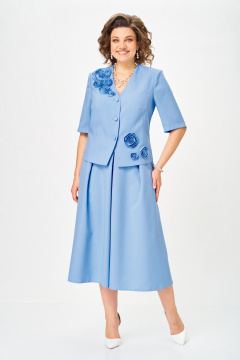 Жакет, юбка Lady Secret 26109 голубой - фото 1