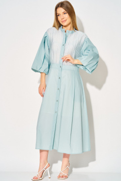 Платье Laikony L-644 голубой - фото 4