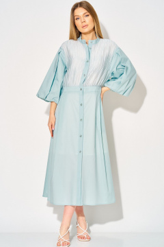 Платье Laikony L-644 голубой - фото 2