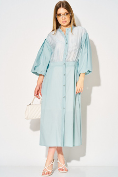 Платье Laikony L-644 голубой - фото 1