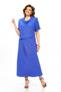 Платье Диомант 2079 синий - фото 1