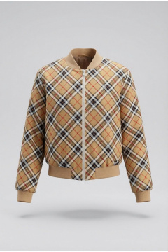 Жакет Nova Line 10523 клетка_бежевая - фото 2